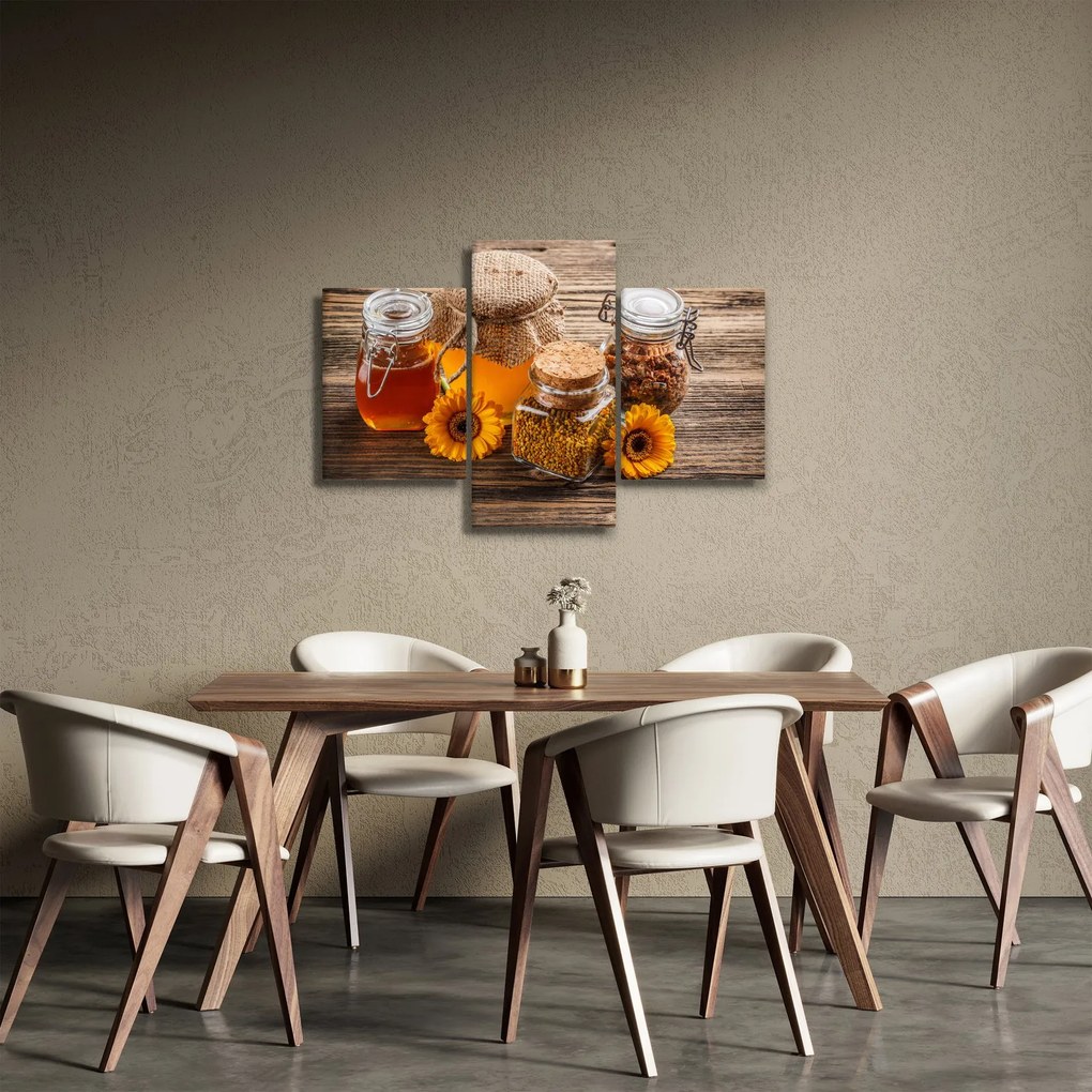 Kép - Csendélet mézes csészékkel (90x60 cm)