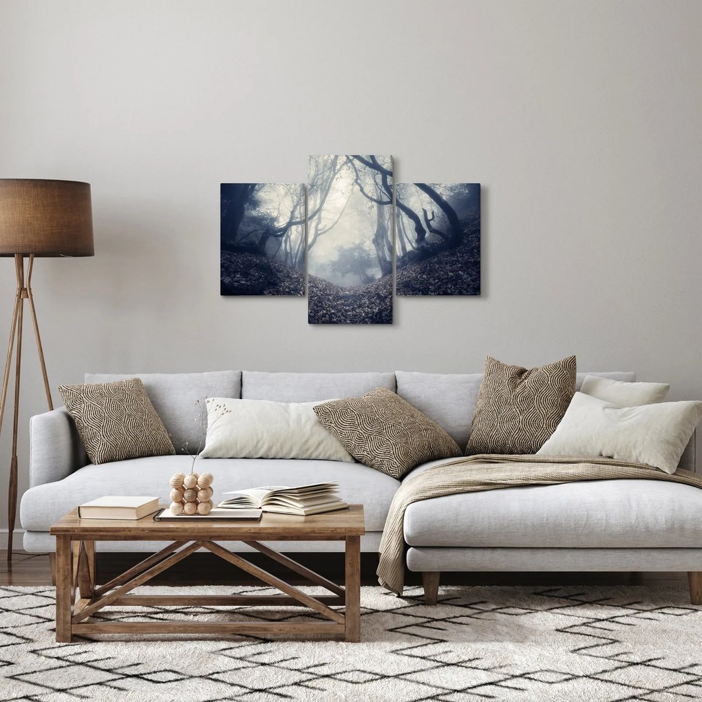 Kép - Erdő a ködben (90x60 cm)