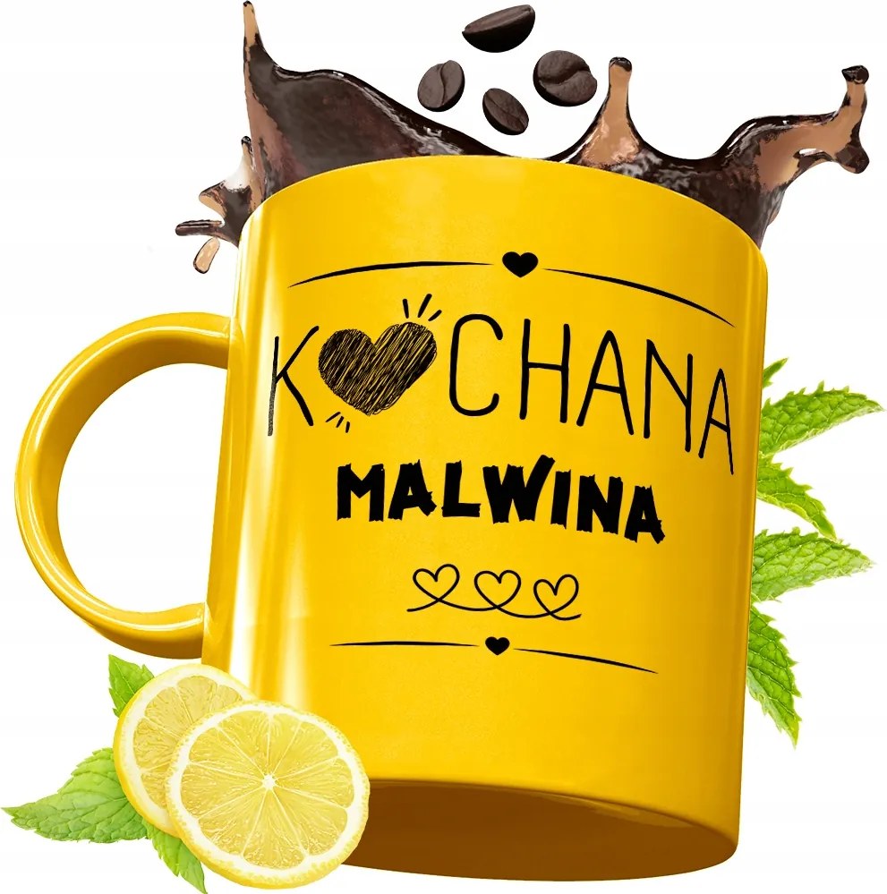 Arany Prémium Bögre Malvina Születésnapra Ajándék Nyomtatott Nyomtatással