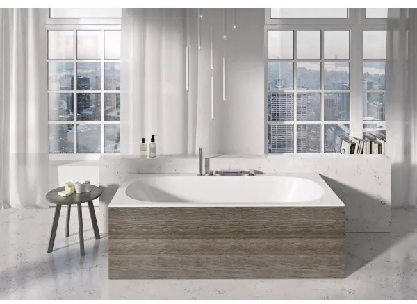 Ravak C921300000 - Fürdőkád CITY SLIM 180x80 cm akril/fehér