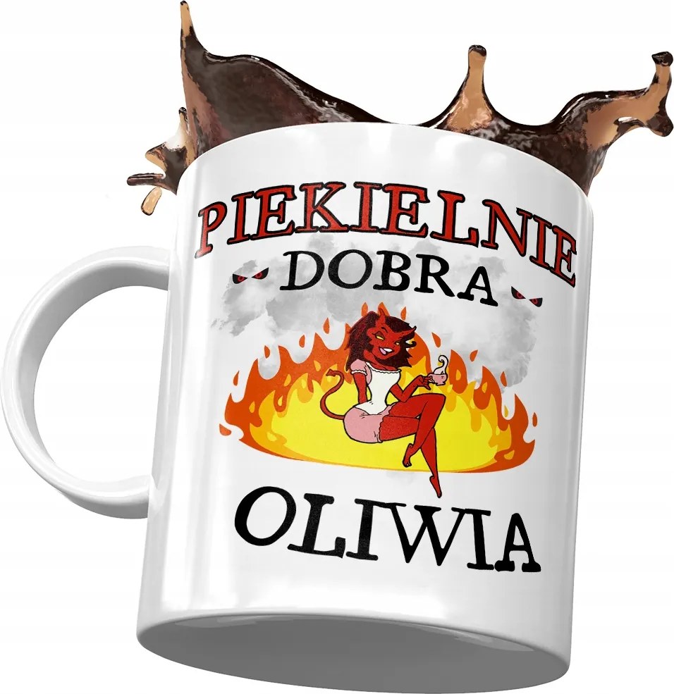 Bögre Olívia Barátnő Feleség Nyomtatott Fotóval