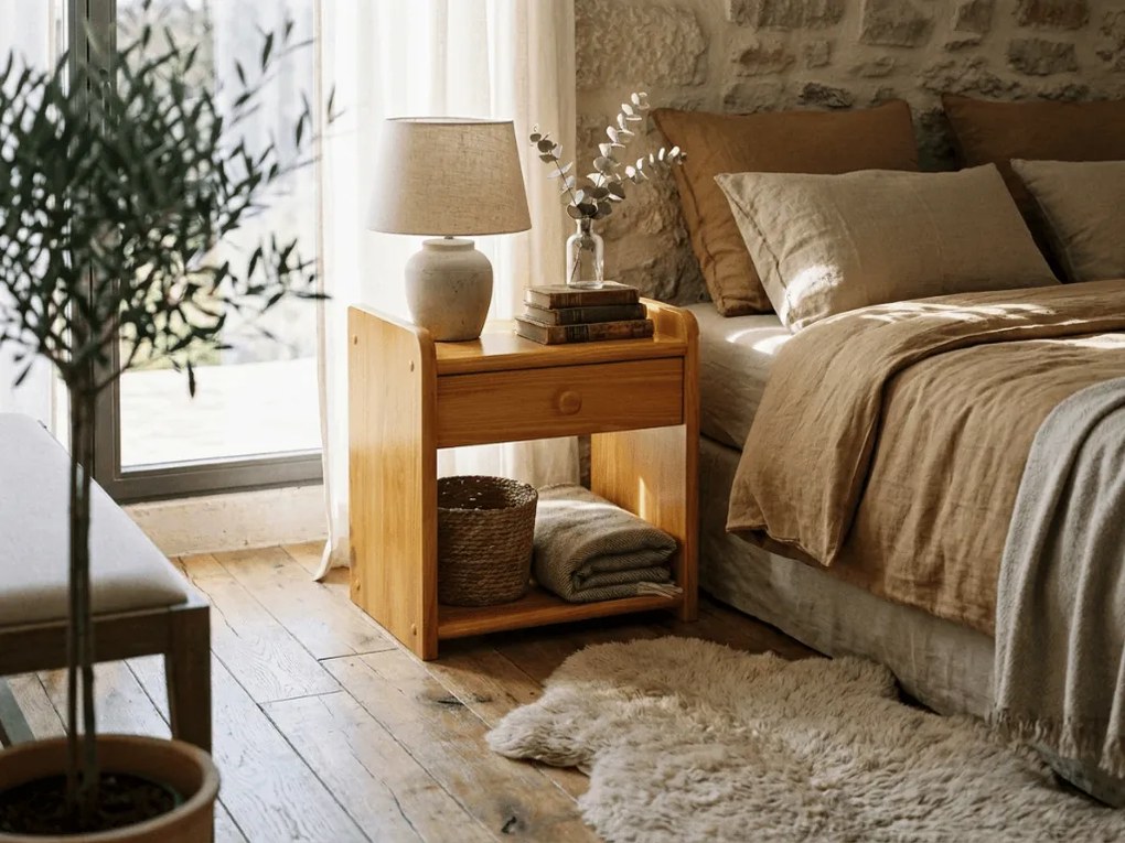 Éjjeliszekrény Ilona égerfa