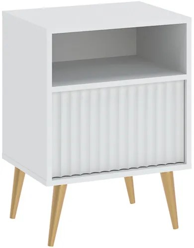 BARCELONA Éjjeliszekrény Fehér Színben.
