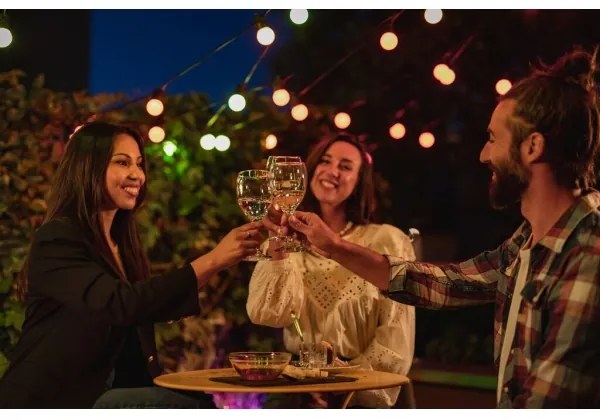 Twinkly TWF020STP-BEU - LED RGB kültéri dekoratív lánc 20xLED 14m IP44 Wi-Fi