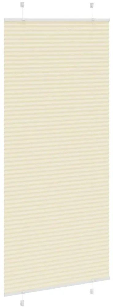 pliszírozott redőny krém 85x200 cm szövetszélesség 84,4 cm