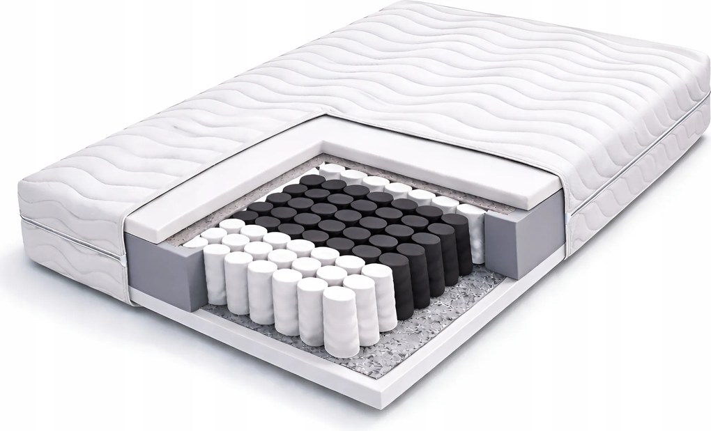 Zsebes matrac 90x200 7 zónás pocket H3 rugós Antiallergén