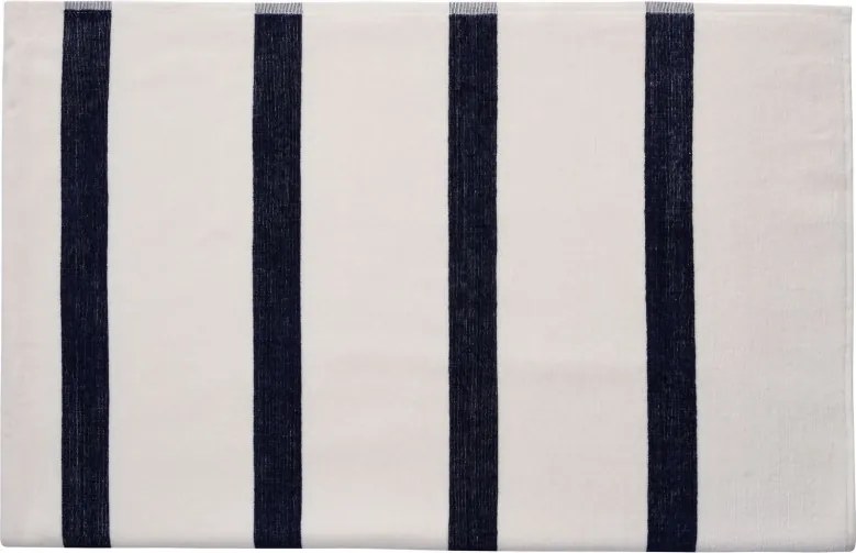 Cizgi törülköző, krém-fekete, 100×160 cm