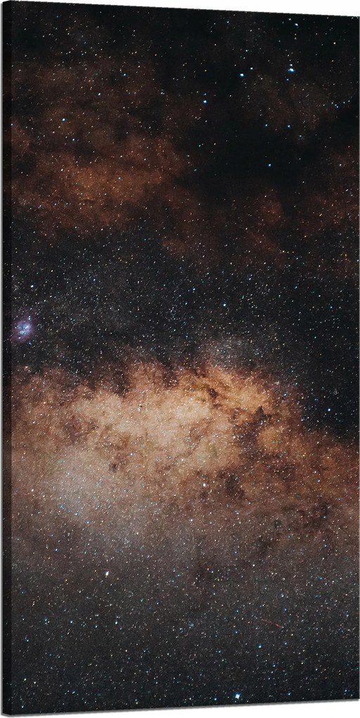 Vászonkép Kozmosz Csillagok Test Kék Kozmosz Ég 60x120