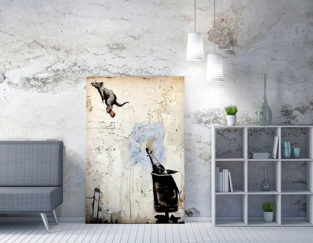 WY117 Banksy vászonkép, 50 x 70 cm