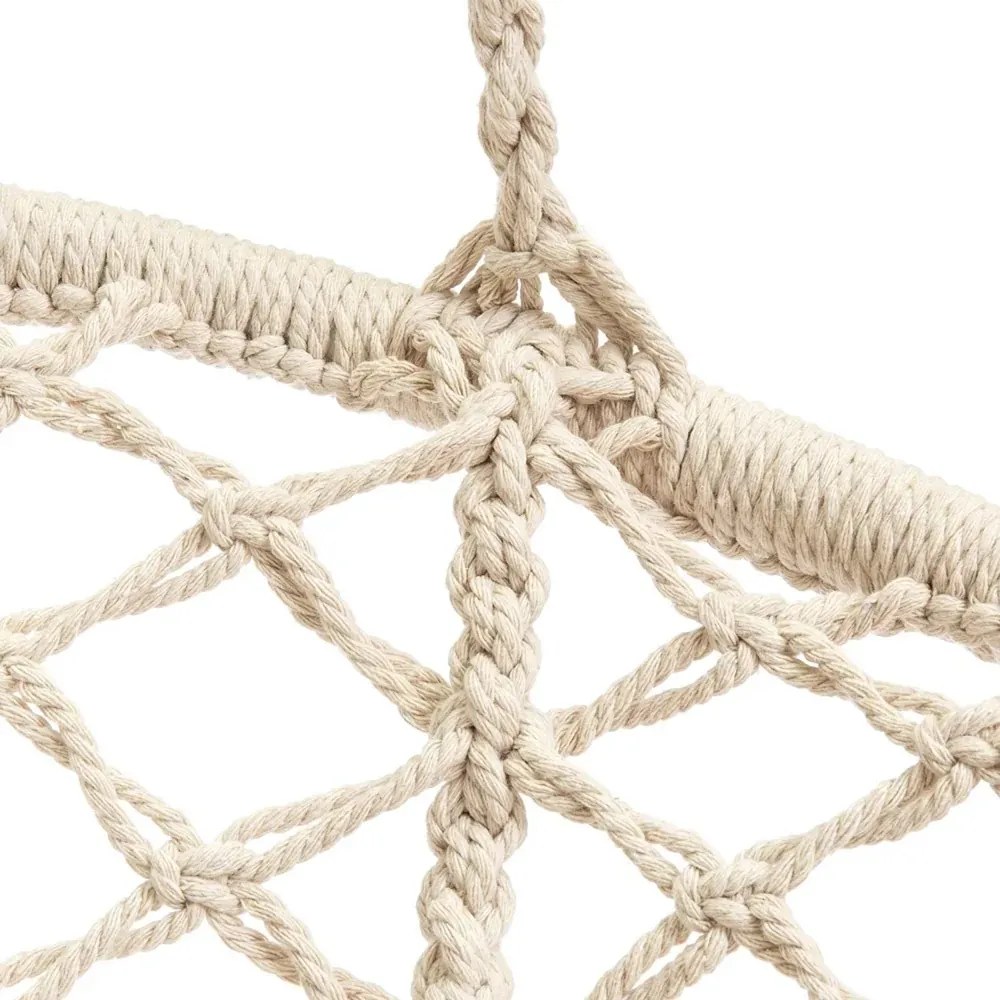 Bézs KOLUMBIA függőfotel fekete állvánnyal