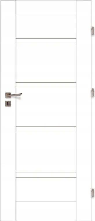 Beltéri ajtó jobbos 84,4x20cm fehér Mdf 3 zsanéros