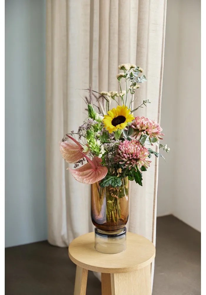 Natúr színű ülőke tölgyfa dekorral Split – Hübsch