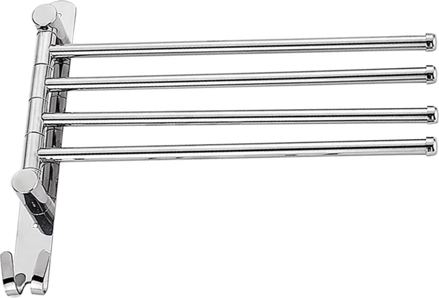 Törülközőtartó, ezüst, HOLDER