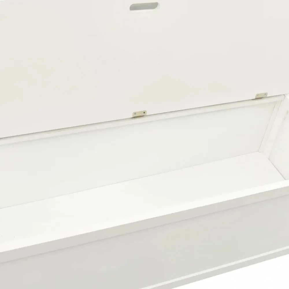 fehér tömör fenyőfa pad 107 x 45 x 75,5 cm