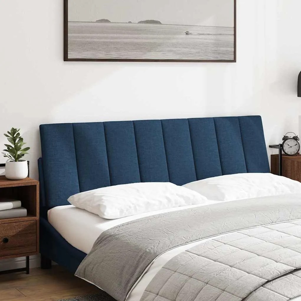 kék szövet fejtámla párna Hanko 160 cm