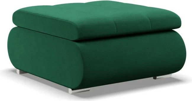 Tokio puff, bársony, zöld