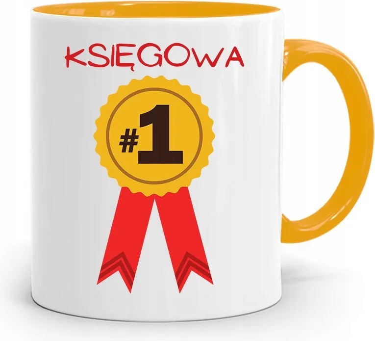 Sárga Bögre Ajándék Könyvelőnek, fényképes nyomattal