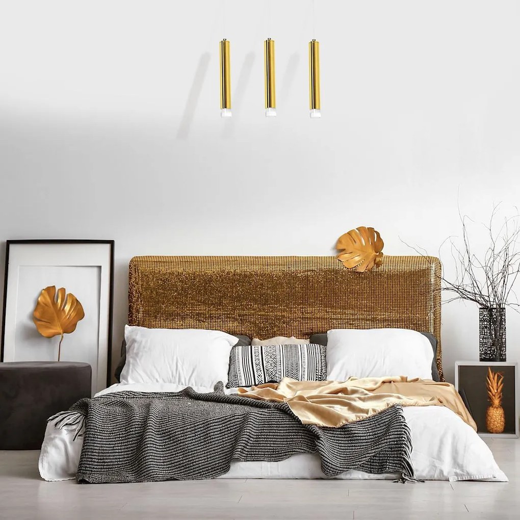 MILAGRO ML5714 GOLDIE Többágú Függesztett Lámpa Arany LED IP20