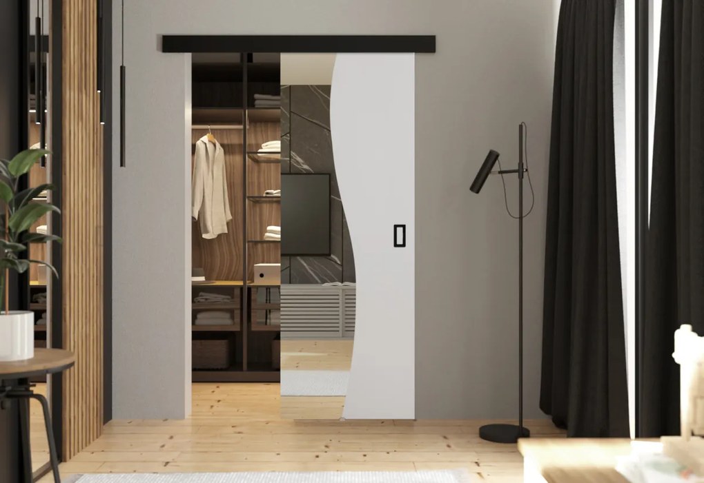 FALENA 80 tolóajtó, 80x205, fekete