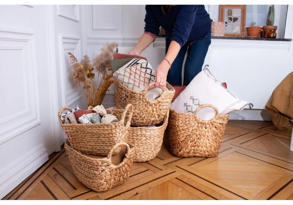 Vesszőfonott tárolókosár 37x25x25,5 cm Caracas M – Compactor