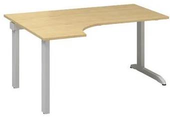 Alfa Office  Alfa 300 ergo irodai asztal, 180 x 120 x 74.2 cm, balos kivitel, vadkörte mintázat%