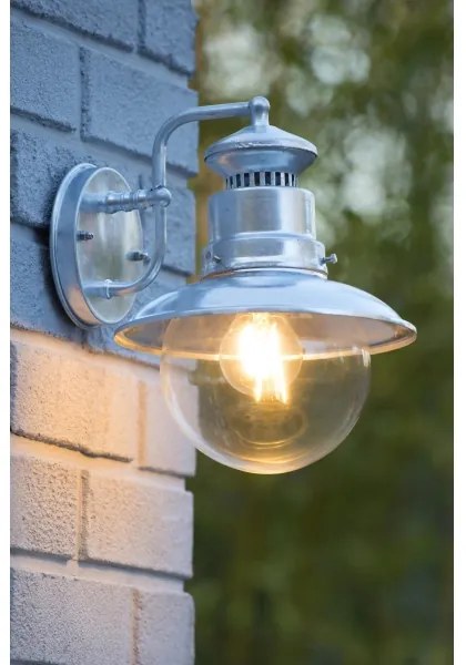 Lucide 11811/01/06 - Kültéri fali lámpa FIGO 1xE27/60W/230V