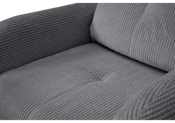 CLOUDY kárpitozott fotel, szürke