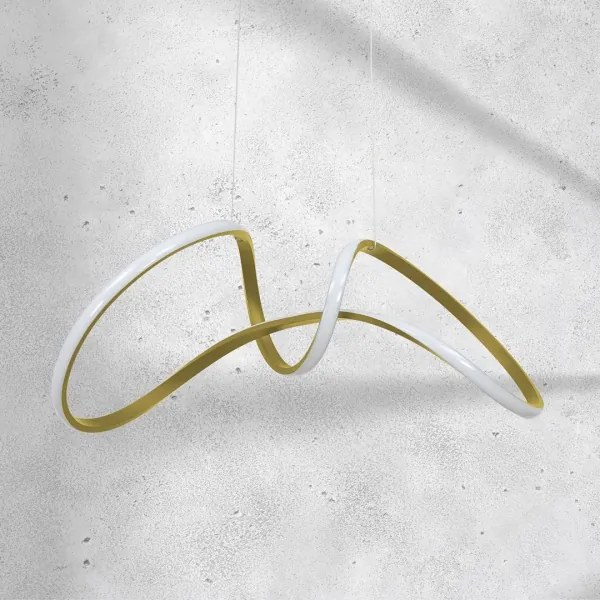 LED Csillár zsinóron TESORO LED/48W/230V arany