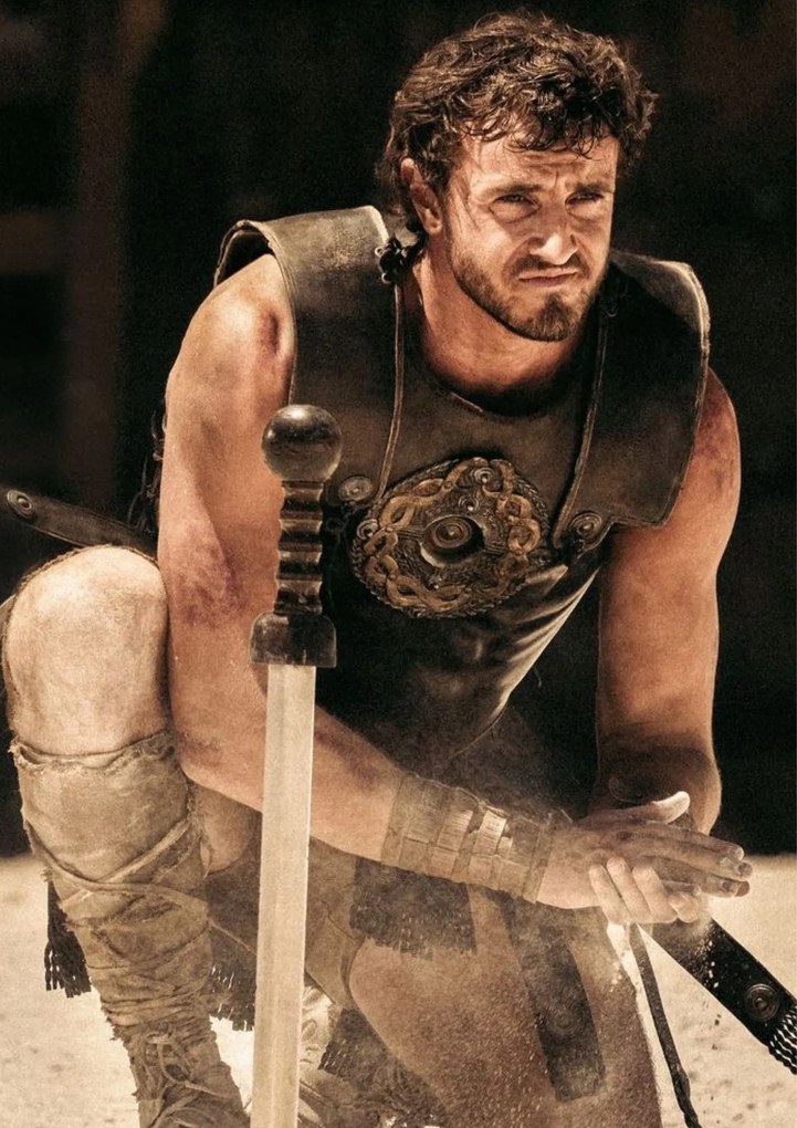 Poszter 21x30 cm Paul Mescal Gladiator A4
