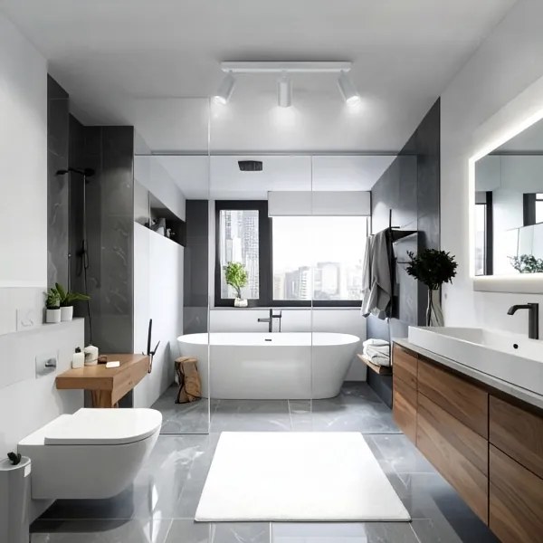 Brilagi - Fürdőszobai spotlámpa SELE 3xGU10/30W/230V IP44 ezüst