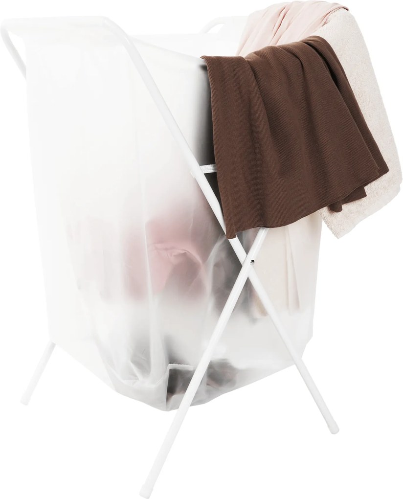 Szennyeskosár, fehér, KASAN