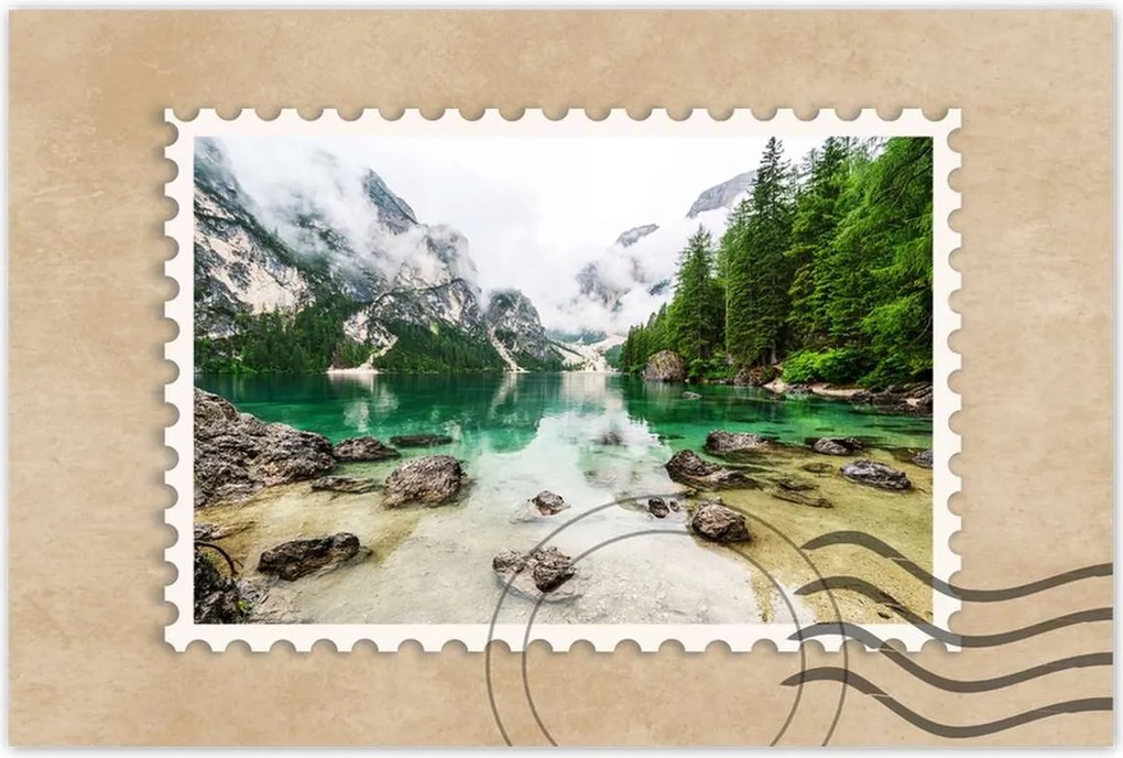 Poszterek 90x60 Hegyi tó