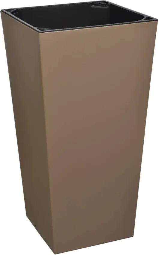 Elise szürkésbarna matt kültéri kaspó, magasság 46 cm - Gardenico