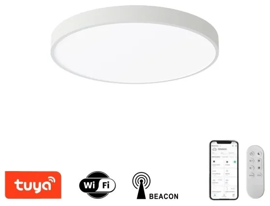 Immax NEO 07251L -LED Dimmelhető lámpa SEMPLICI 36W/230V Wi-Fi Tuya fehér + távirányító