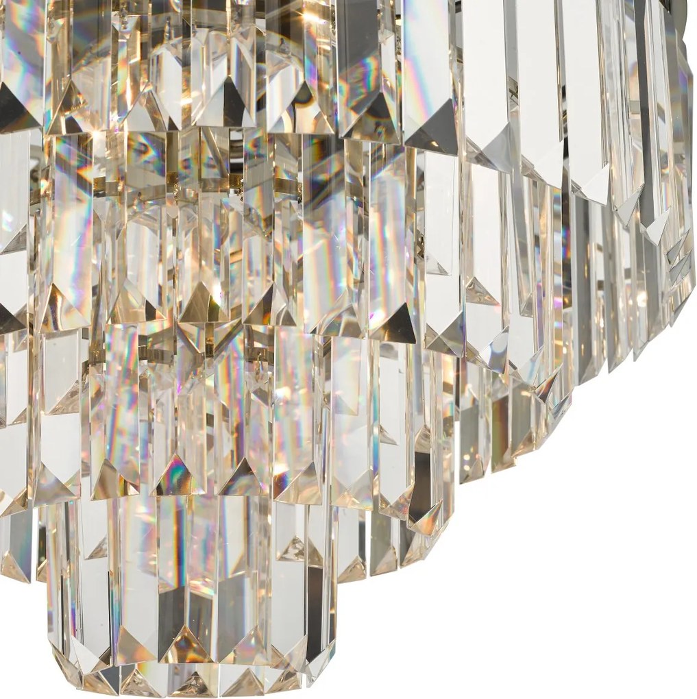 Dar Lighting glamour kristály modern függeszték vyana antik sárgaréz darvya0475