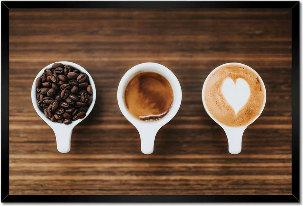 Poszterek keretben 60x40 Kávé a csészék szakértőjének