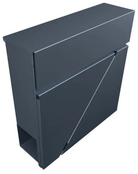 Modern, postaláda Időjárásálló, kültéri antracit