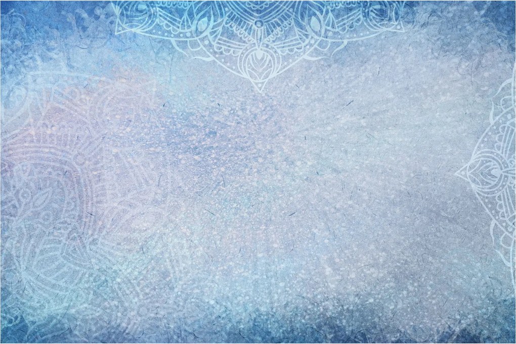 Kép - Mandalák kékszínben (90x60 cm)