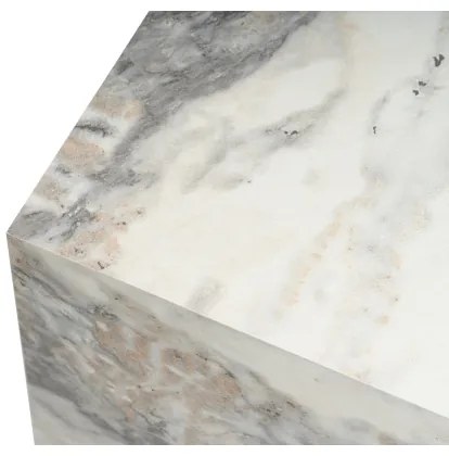 Kisasztal KUP 50x45 cm márvány dekoráció