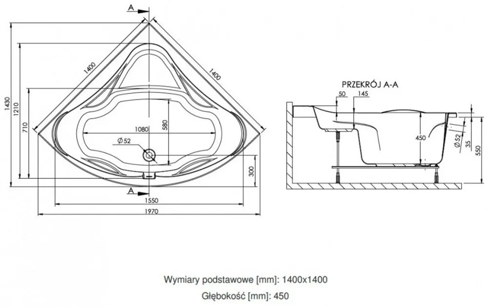 Wivea 140 sarokkád