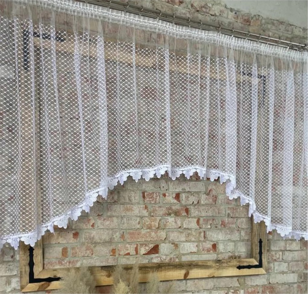 Függöny 400x120„Méhsejt”,ív,8cm csengő