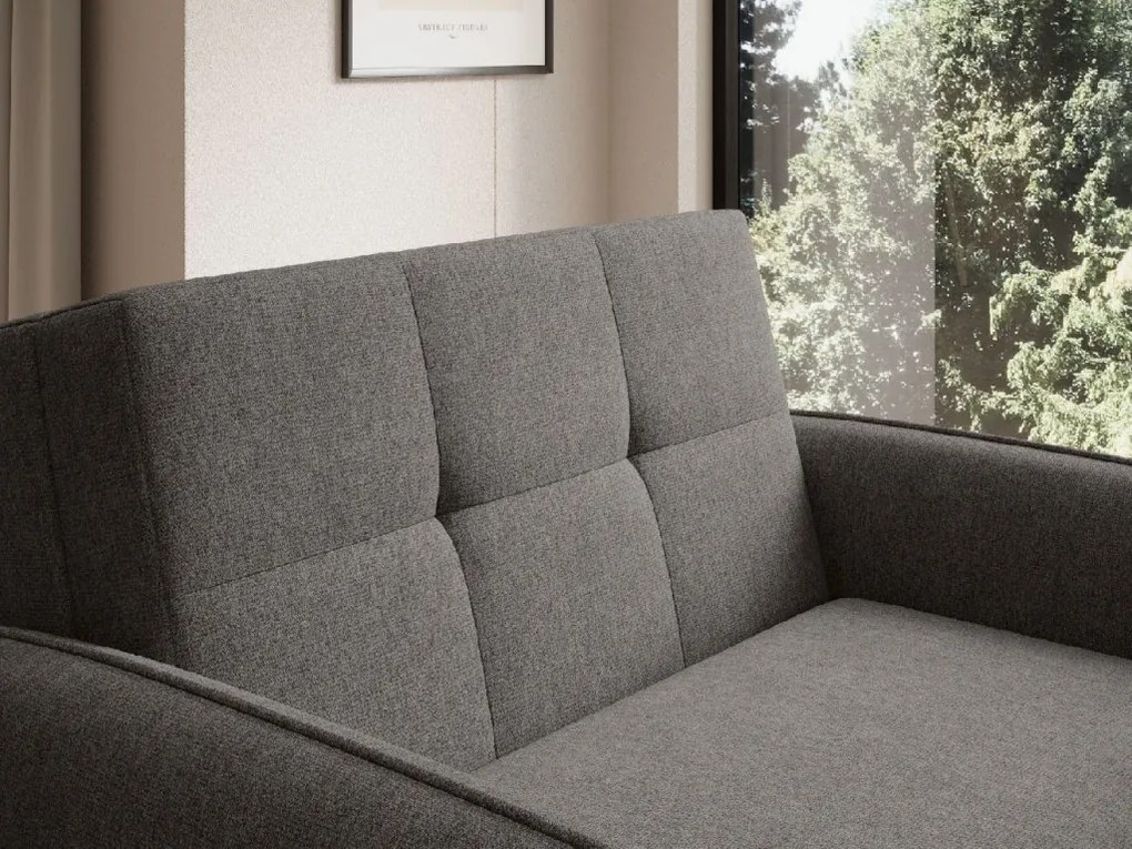 Kinyitható fotel LAINE, sötétszürke