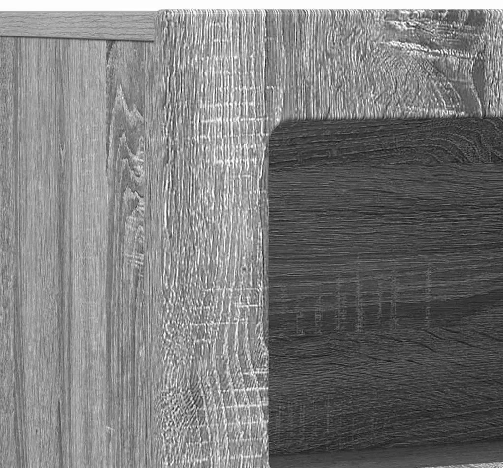 Széf Szürke Sonoma 80,5 x 35 x 59 cm Faanyag