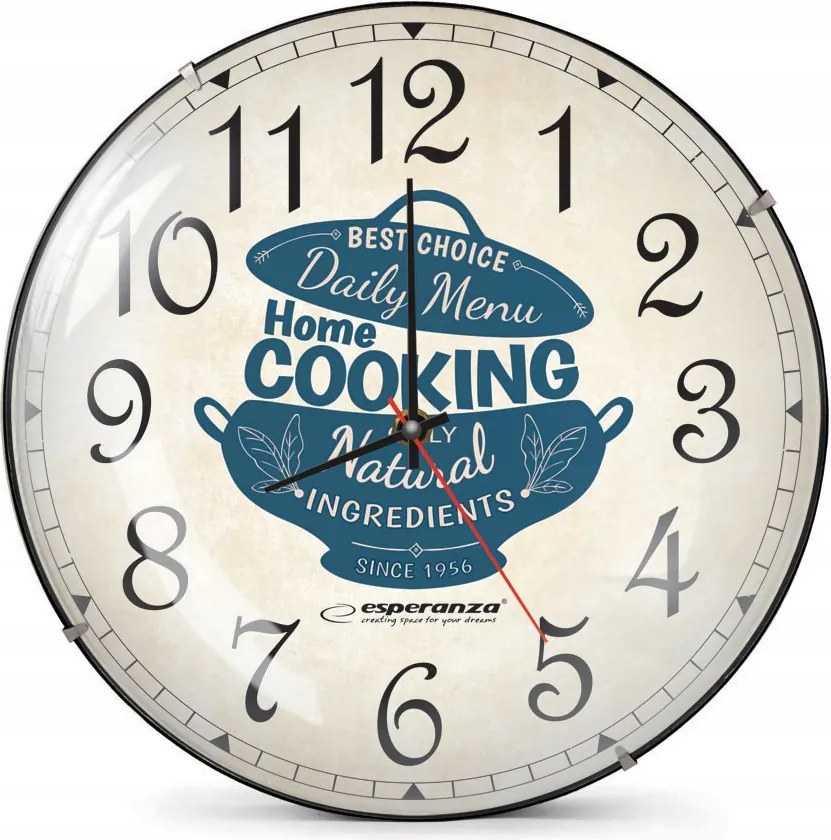 Falióra Nagy Analóg 30CM Falra Szerelhető Jól Olvasható Szilárd Kvarc Konyha