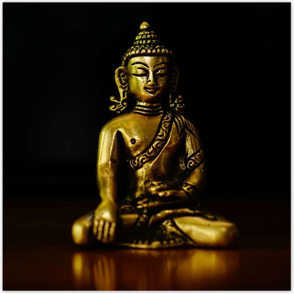 Poszterek 140x140 Arany Buddha Arany