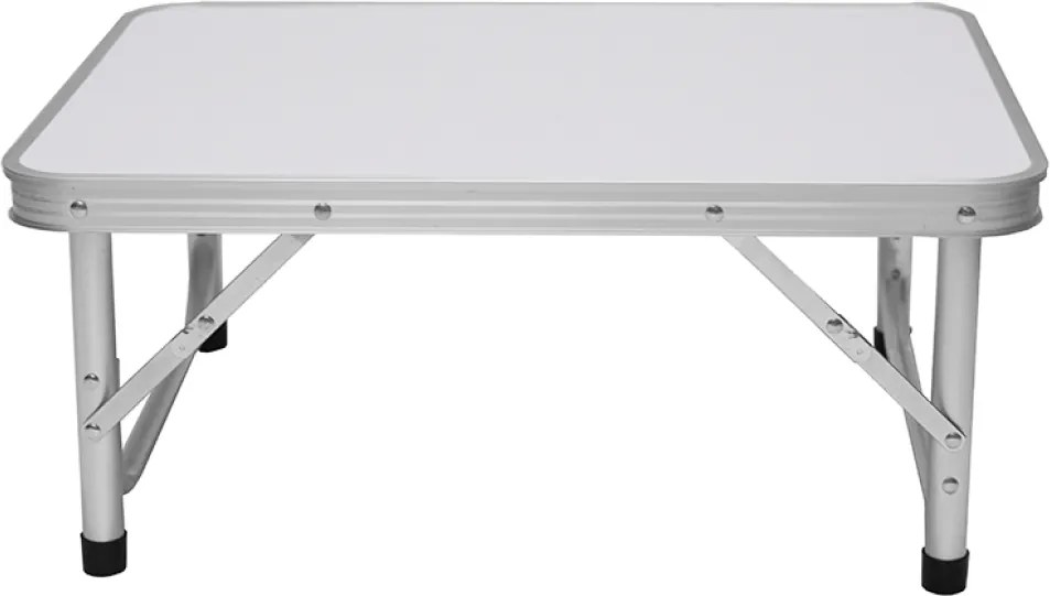 Összecsukható kempingasztal, 60 cm, alumínium/MDF, KEPI TYP 2