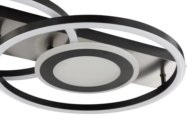 Brilliant - LED dimmelhető fekete mennyezeti lámpa MAUREEN LED/27W/230V