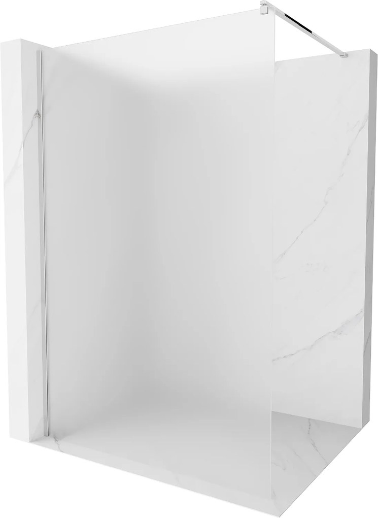 Mexen Kioto Walk-In Zuhanyfal 80 x 200 cm, szatén 8 mm, króm - 800-080-101-01-3 Walk-In Zuhanyfal