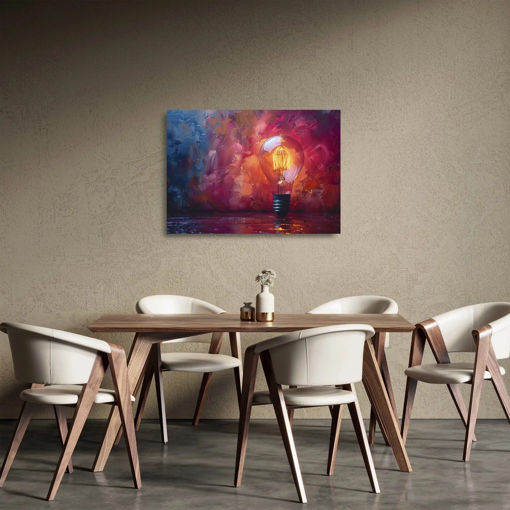 Üveg kép - Ötlet (70x50 cm)