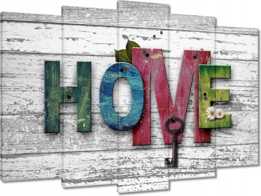 Vászonkép 70x50 Felirat Home